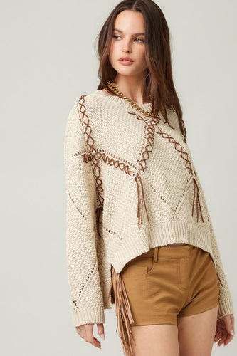 Braided Sweater