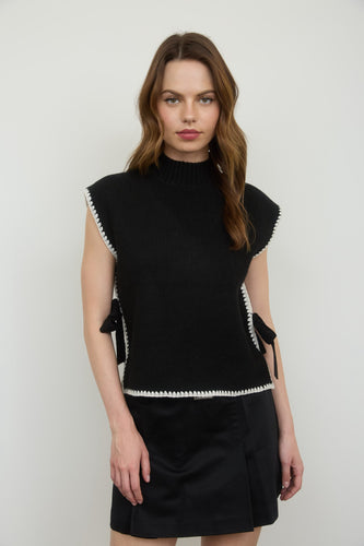 Side Tie Sweater