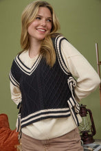 Load image into Gallery viewer, Trim Side Sweater Vest