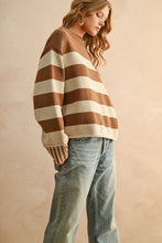 Load image into Gallery viewer, Stripped Down Sweater