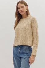 Load image into Gallery viewer, Cable Knit Sweater