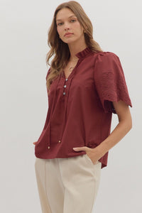 Eyelet Top