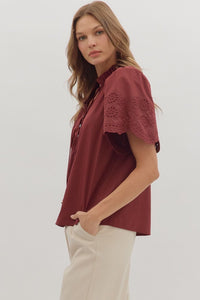 Eyelet Top