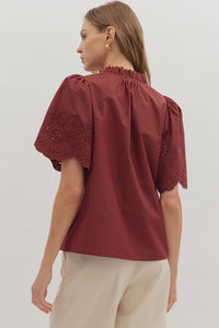 Eyelet Top
