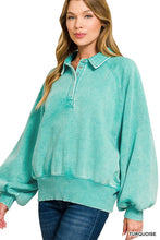 Load image into Gallery viewer, Acid Wash Button Up