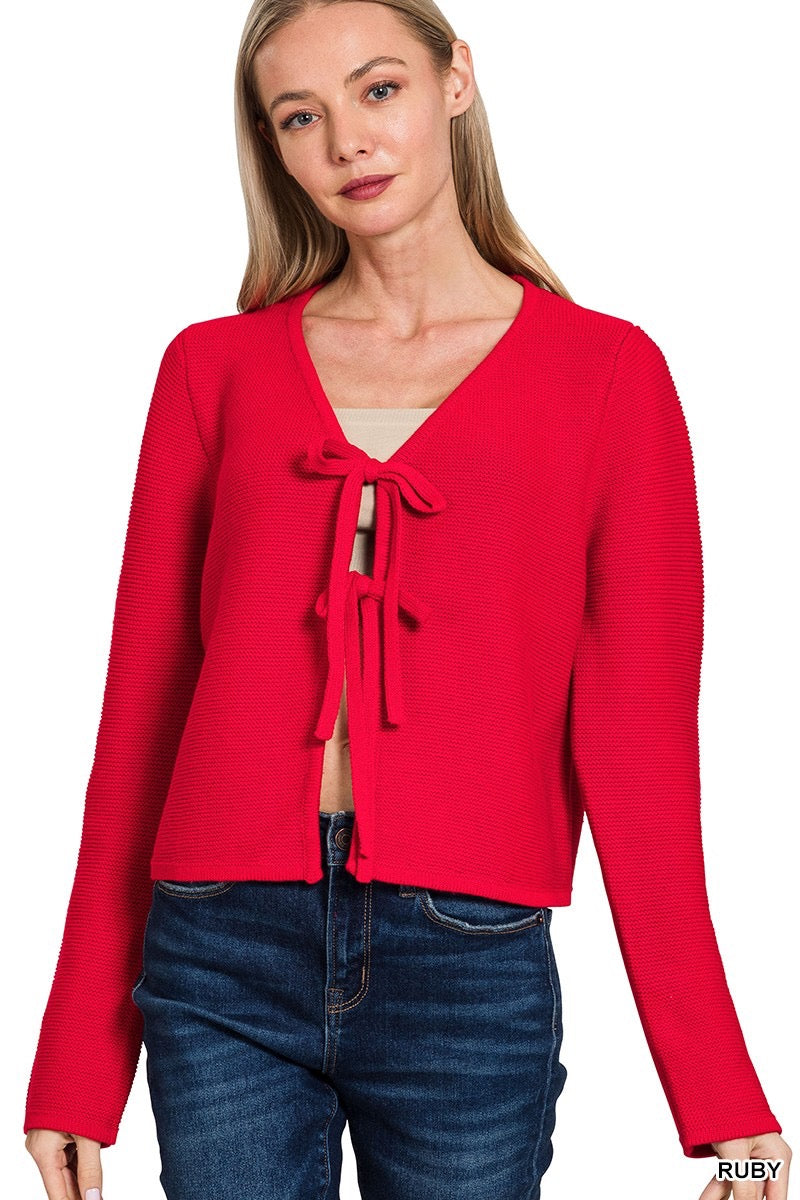 Tied Up Cardigan
