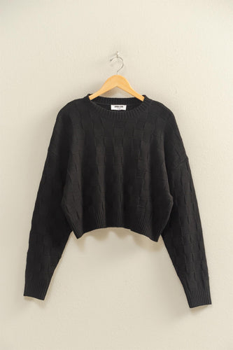 Square Texture Sweater