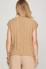 Load image into Gallery viewer, Side Tie Cable Vest
