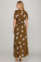 Load image into Gallery viewer, Floral Satin Dress