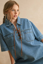 Load image into Gallery viewer, Lace Up Dress