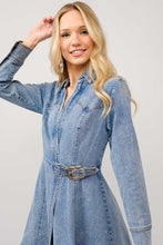 Load image into Gallery viewer, Buckle Wrap Dress