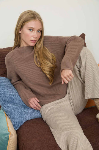 Mocha Pocket Sweater