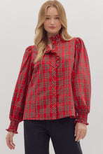 Load image into Gallery viewer, Plaid Dream Blouse