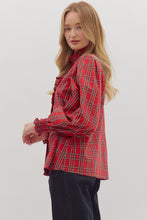 Load image into Gallery viewer, Plaid Dream Blouse