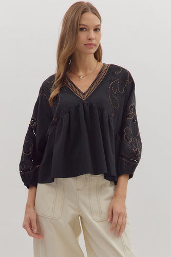 Cutout Blouse