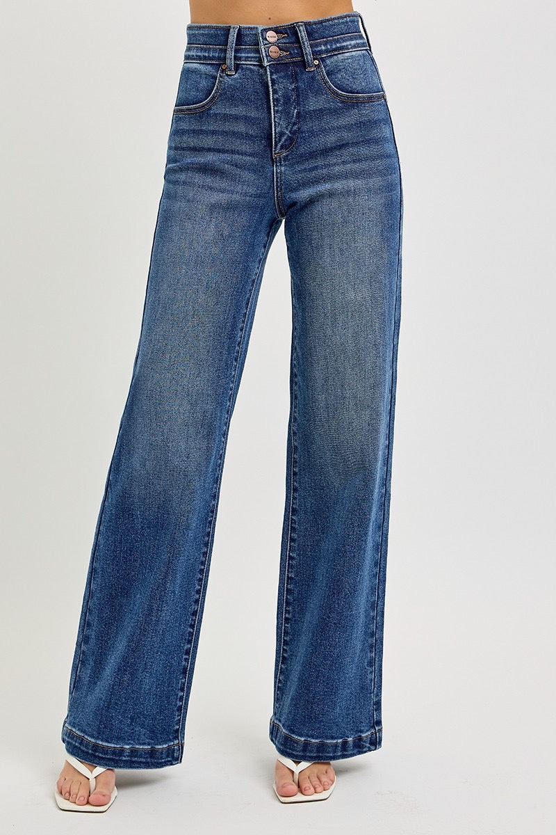 Risen Double Button Denim