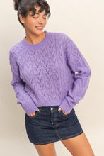 Load image into Gallery viewer, Iris Purple Sweater
