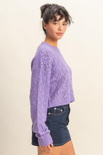 Load image into Gallery viewer, Iris Purple Sweater