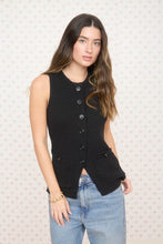 Load image into Gallery viewer, Split Hem Vest