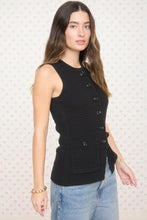 Load image into Gallery viewer, Split Hem Vest