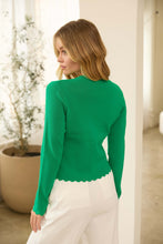 Load image into Gallery viewer, Scallop Cardi