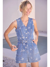 Load image into Gallery viewer, Star Denim Romper