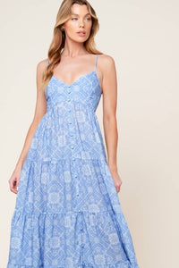 Slate Blue Dress