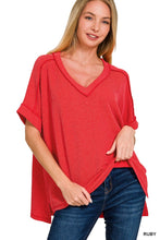 Load image into Gallery viewer, Rib V Neck Top