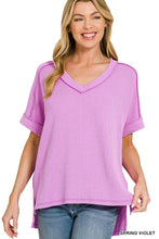 Load image into Gallery viewer, Rib V Neck Top