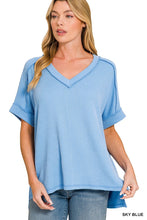 Load image into Gallery viewer, Rib V Neck Top