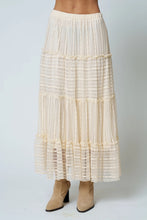 Load image into Gallery viewer, Ruffle Midi Skirt