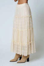 Load image into Gallery viewer, Ruffle Midi Skirt