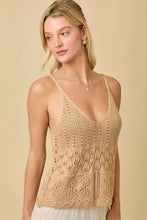 Load image into Gallery viewer, Crochet Knit Top