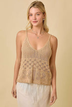 Load image into Gallery viewer, Crochet Knit Top