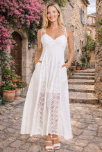 Load image into Gallery viewer, Lace Linen Maxi