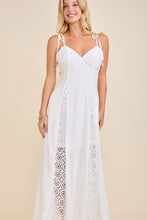 Load image into Gallery viewer, Lace Linen Maxi
