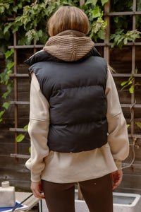 Reverse Puffer Vest