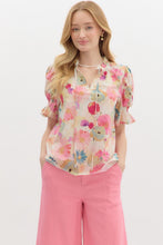 Load image into Gallery viewer, Berry Floral Top