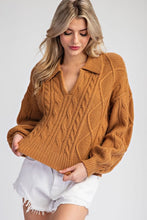 Load image into Gallery viewer, Texture Camel Sweater