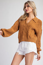 Load image into Gallery viewer, Texture Camel Sweater