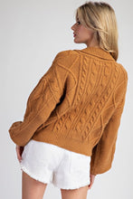 Load image into Gallery viewer, Texture Camel Sweater