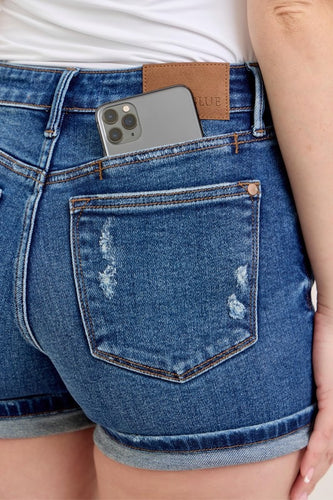 Judy Blue Destroy Yoke Short