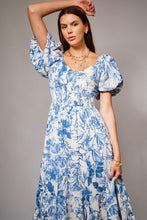 Load image into Gallery viewer, Garden Blue Dress