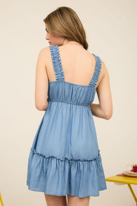 Chambray Mini Dress