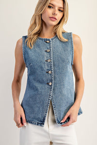 Denim Days Vest