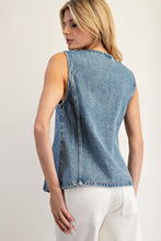 Load image into Gallery viewer, Denim Days Vest