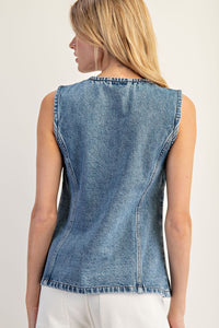 Denim Days Vest