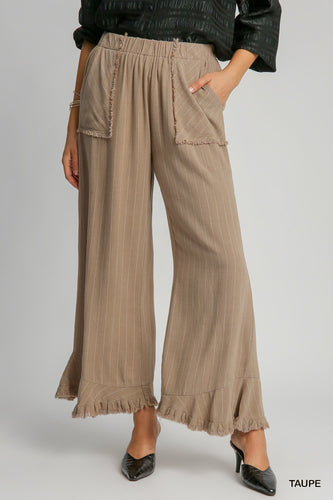 Linen Stripe Pants