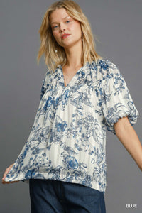 Blue Willow Top