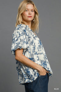Blue Willow Top